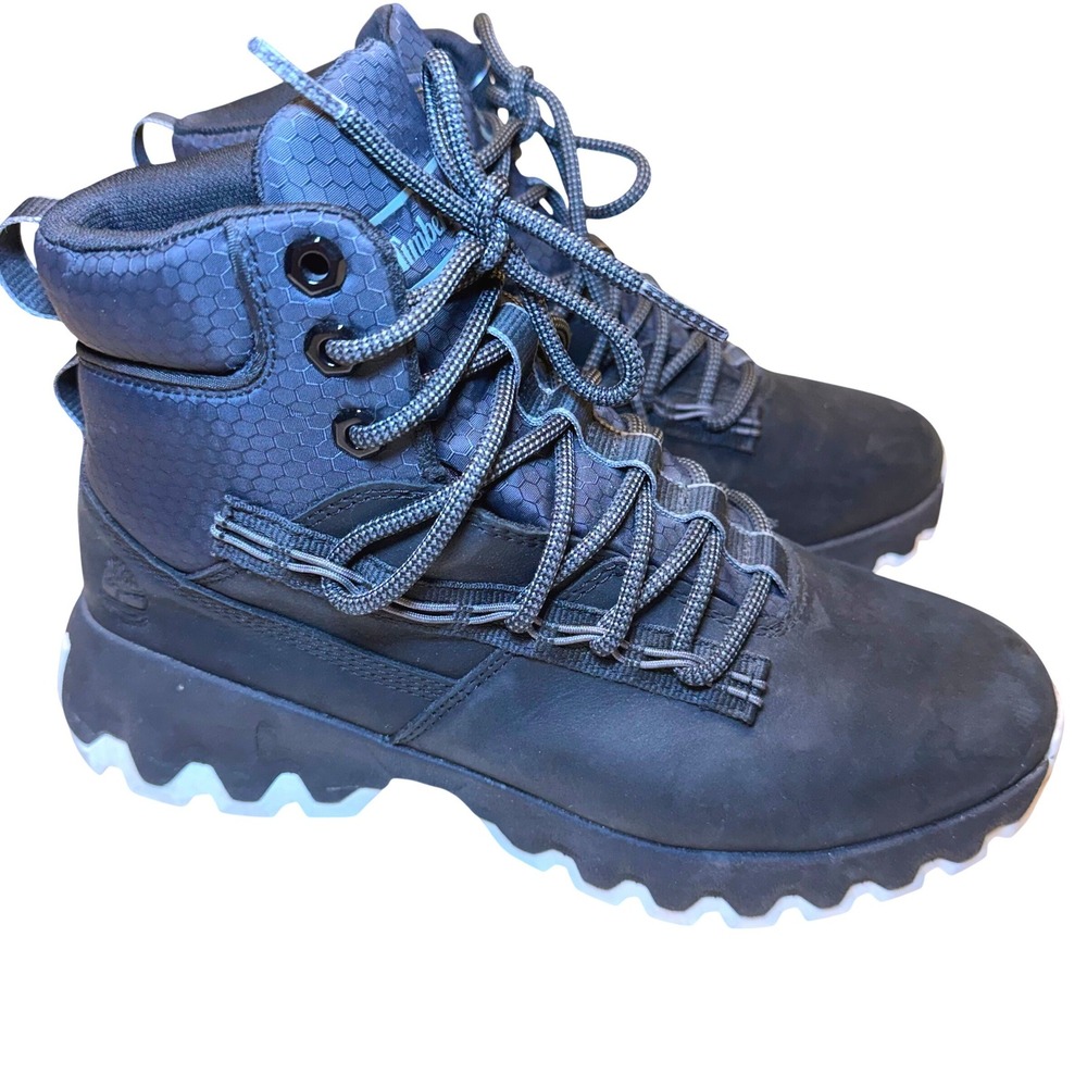 Timberland Edge Hiking Boots Waterproof Black A2K2Y Womens 8.5‎